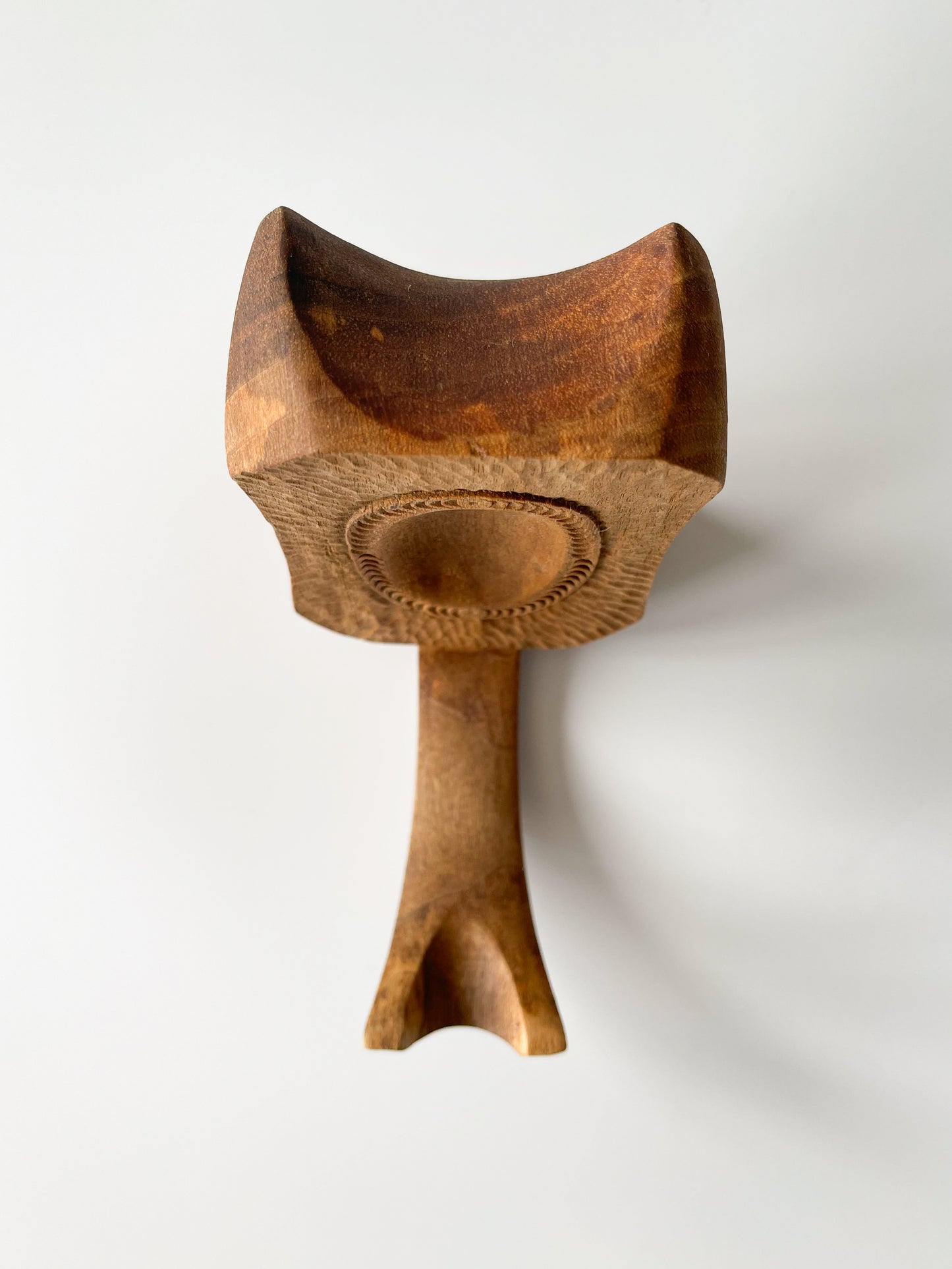 Vintage Hand Carved Wooden Wall Hook