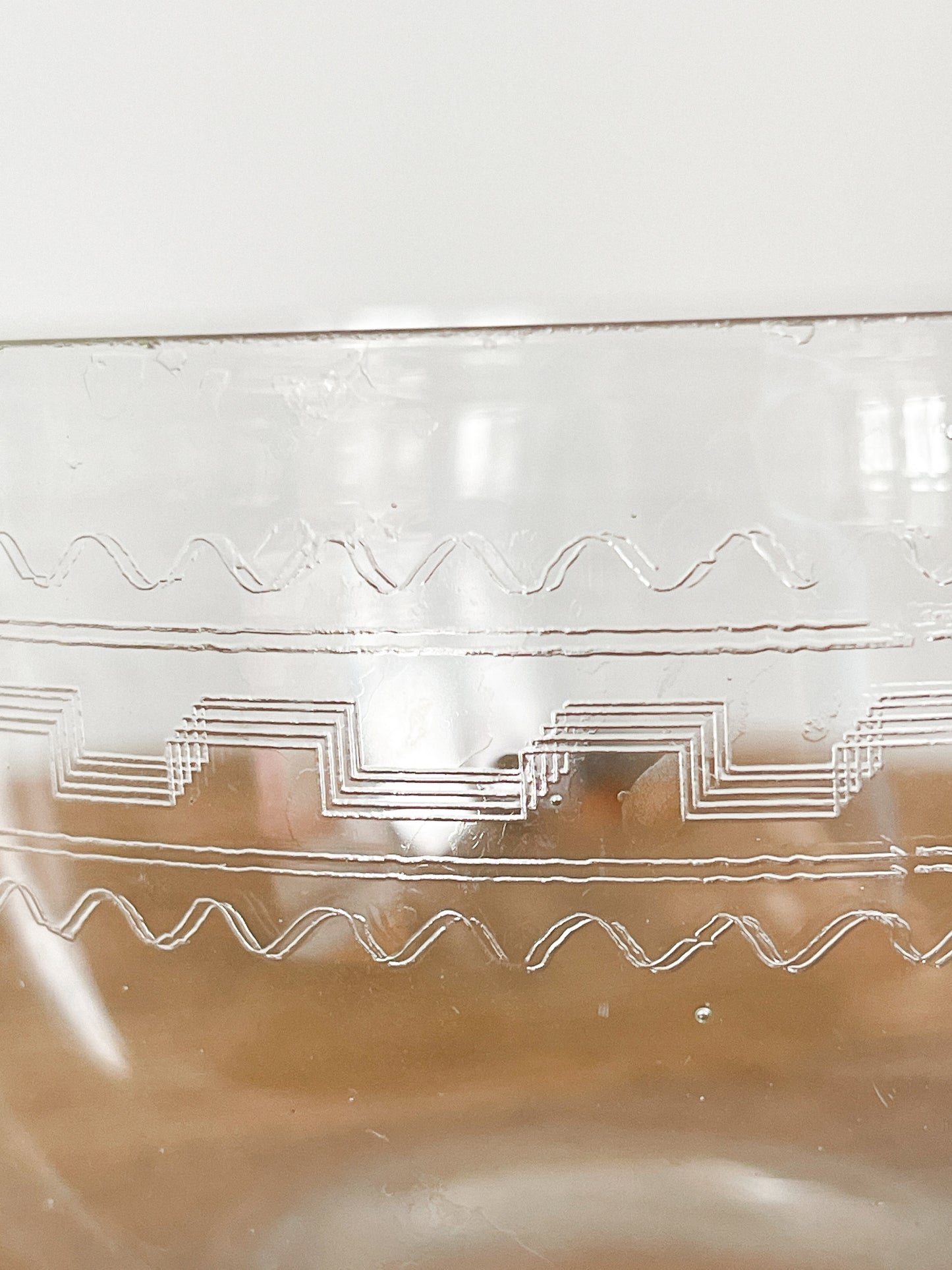 Antique Victorian Etched Glass Finger Bowls