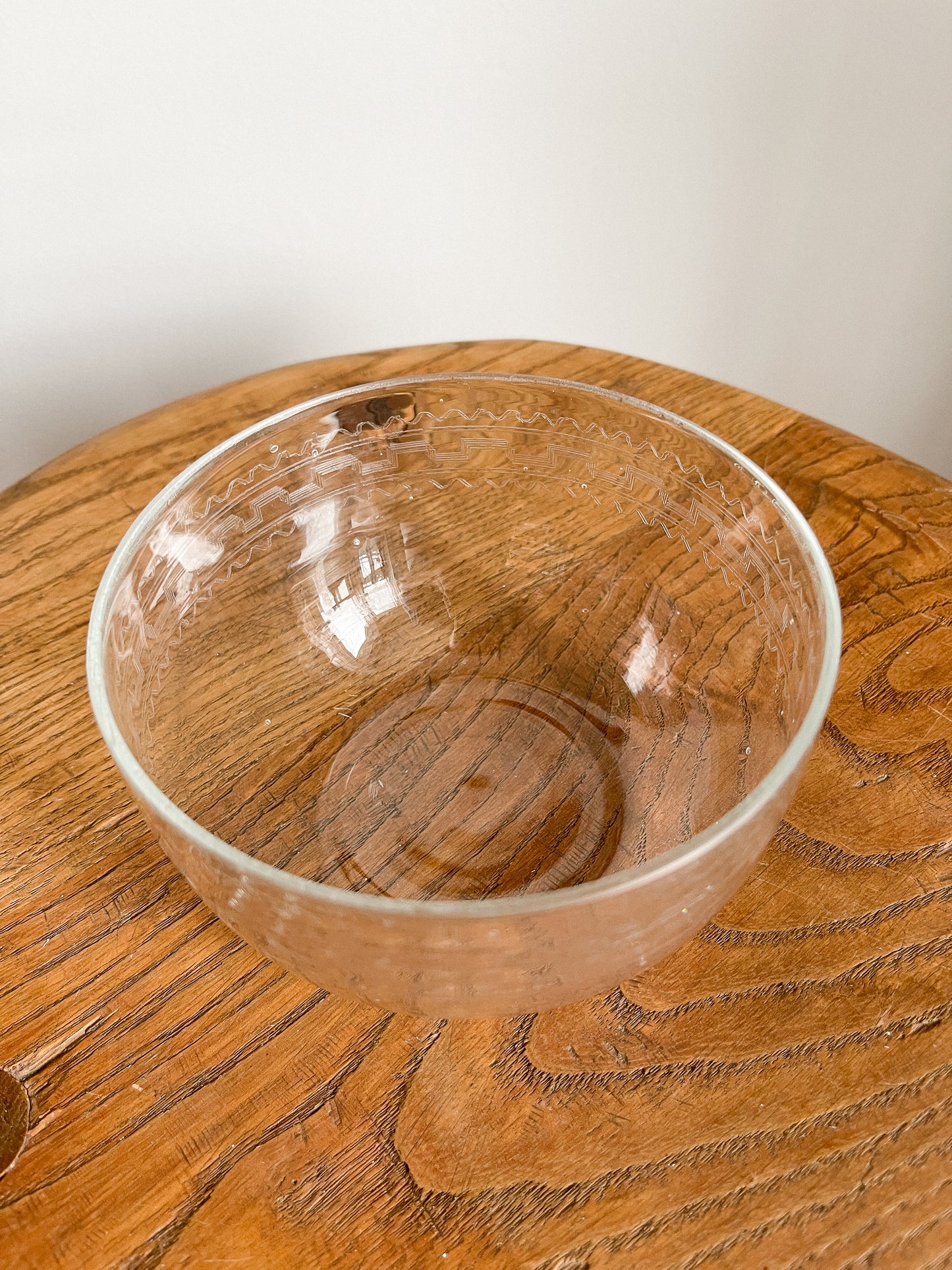 Antique Victorian Etched Glass Finger Bowls