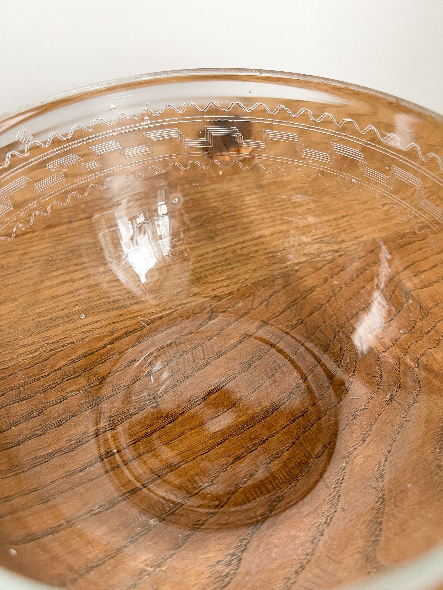 Antique Victorian Etched Glass Finger Bowls