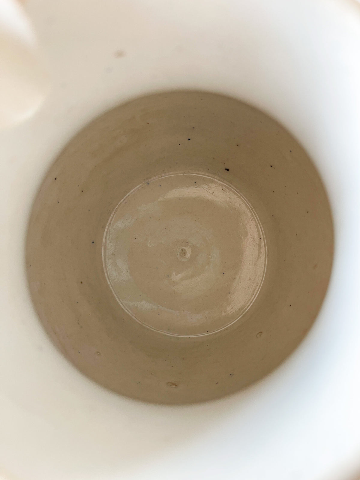 Antique Saint-Uze French Stoneware Pitcher