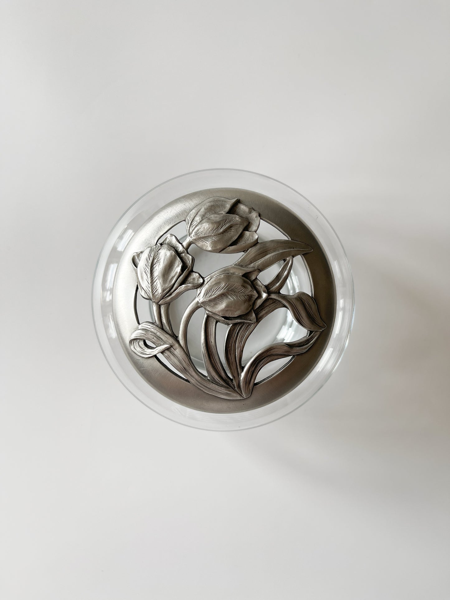 Vintage Seagull Pewter Potpourri Jar