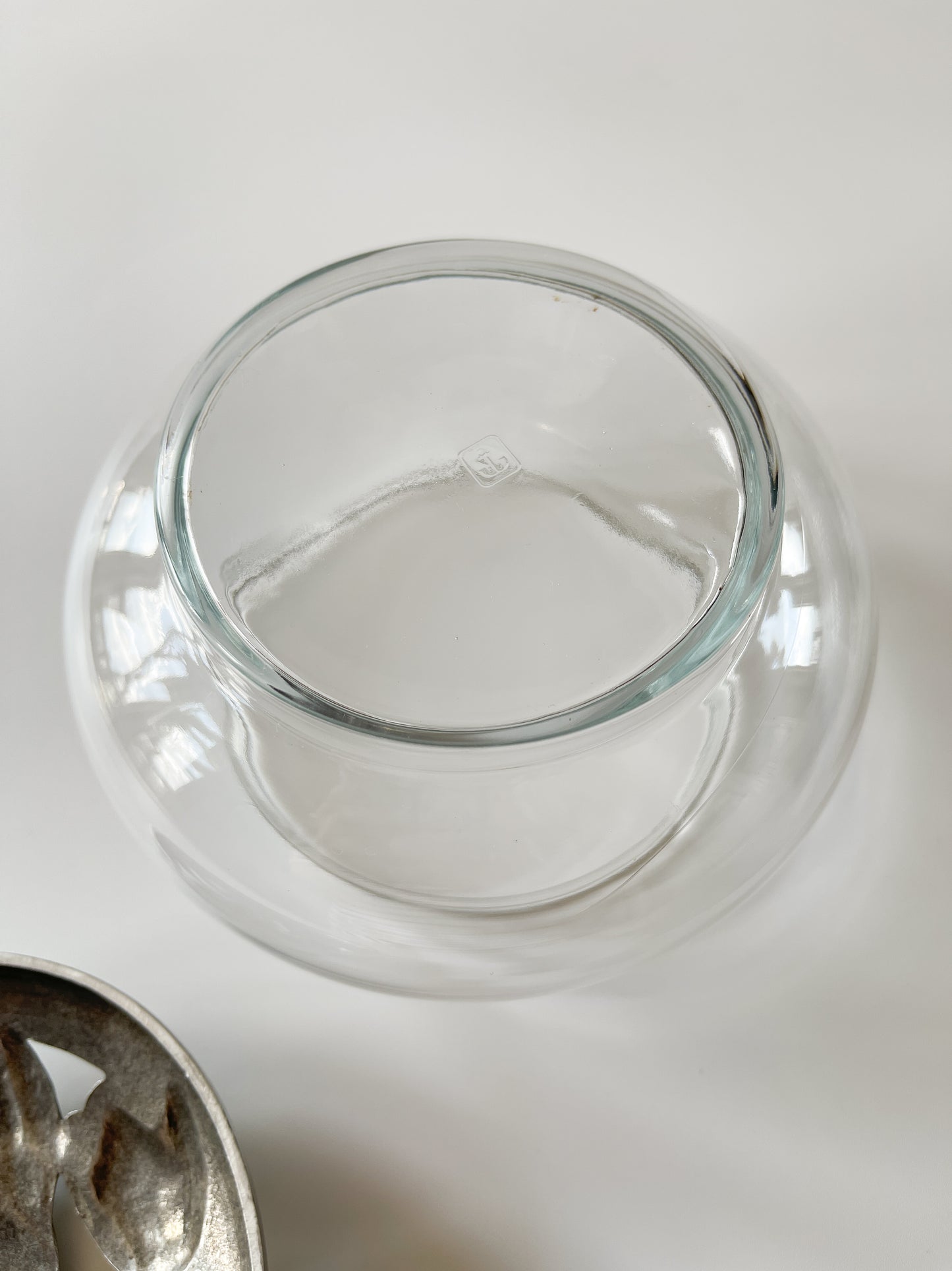 Vintage Seagull Pewter Potpourri Jar