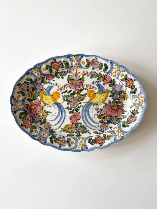 Vintage Skyros Greek Pottery Serving Platter