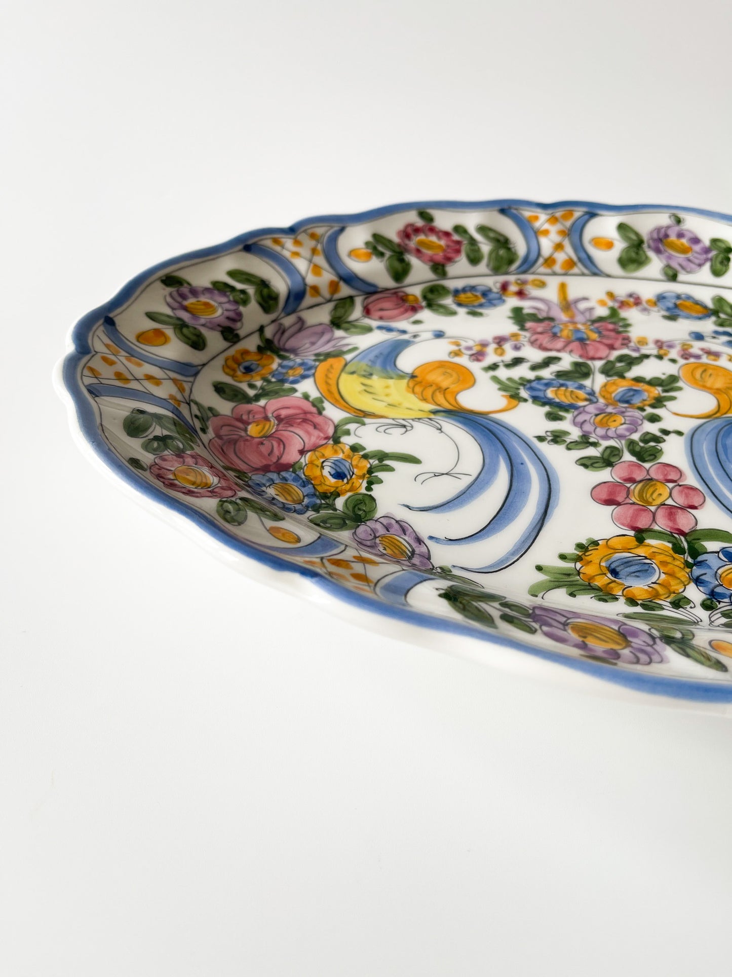 Vintage Skyros Greek Pottery Serving Platter