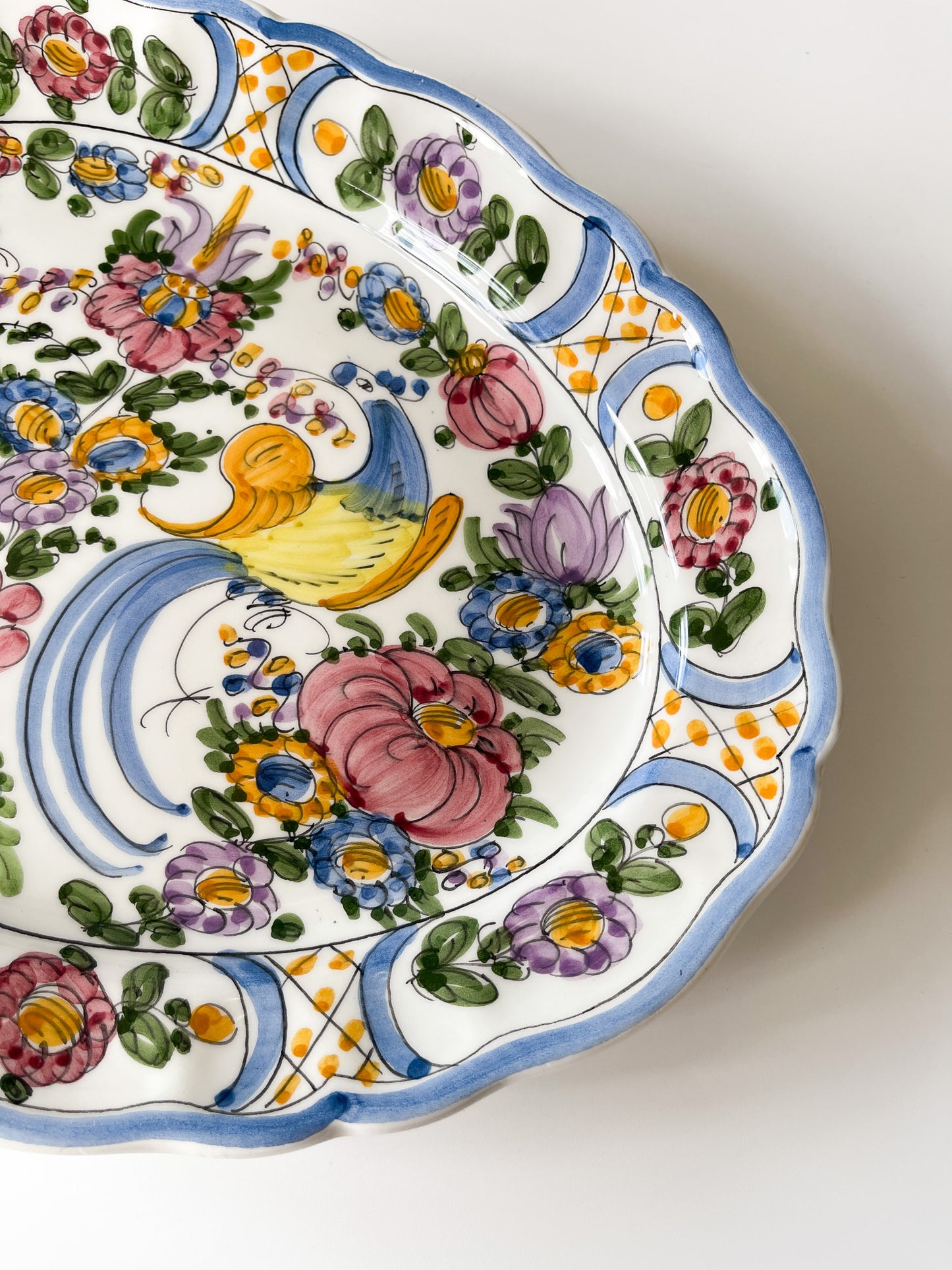 Vintage Skyros Greek Pottery Serving Platter