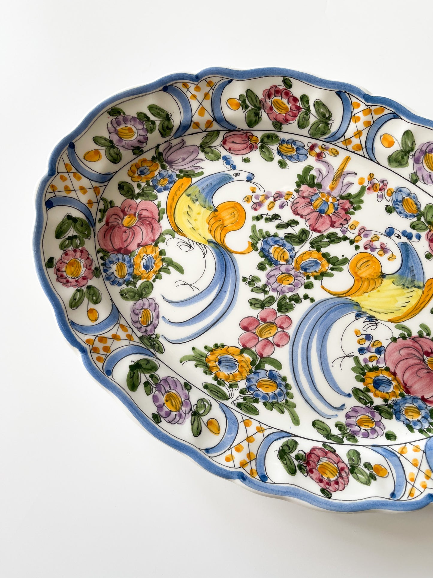 Vintage Skyros Greek Pottery Serving Platter