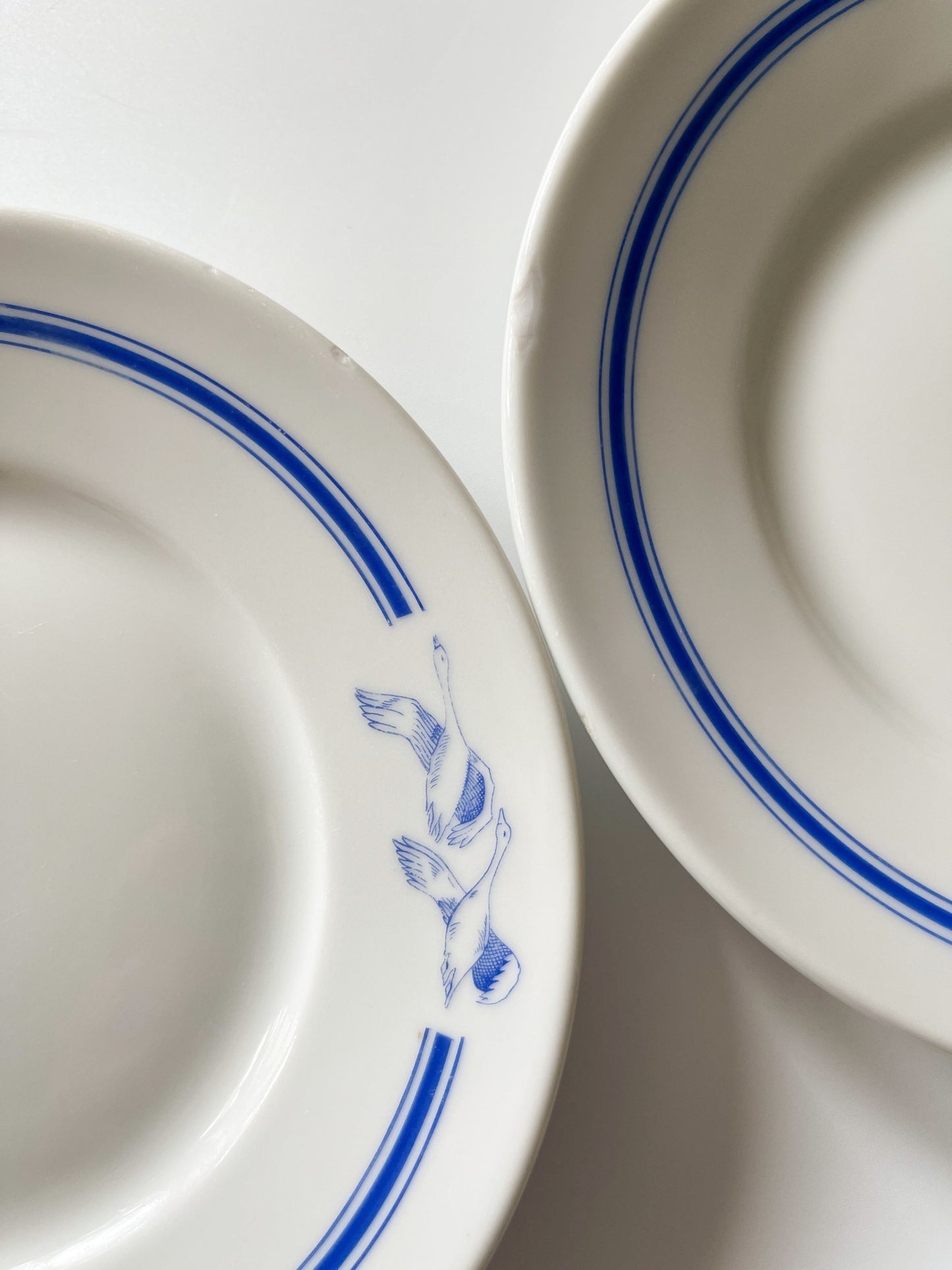 Vintage Small Porcelain Hotelware Plates from the Hotel Britannia, Muskoka, ON.