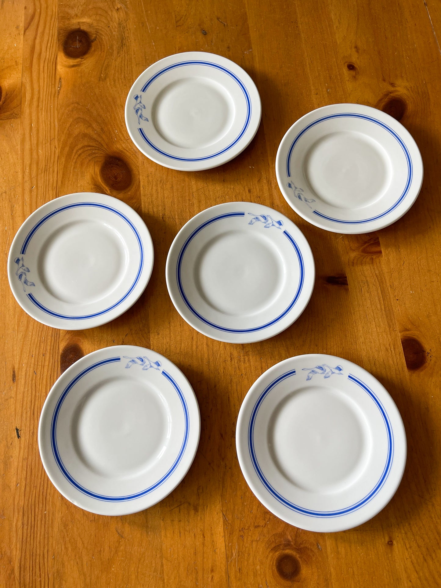 Vintage Small Porcelain Hotelware Plates from the Hotel Britannia, Muskoka, ON.