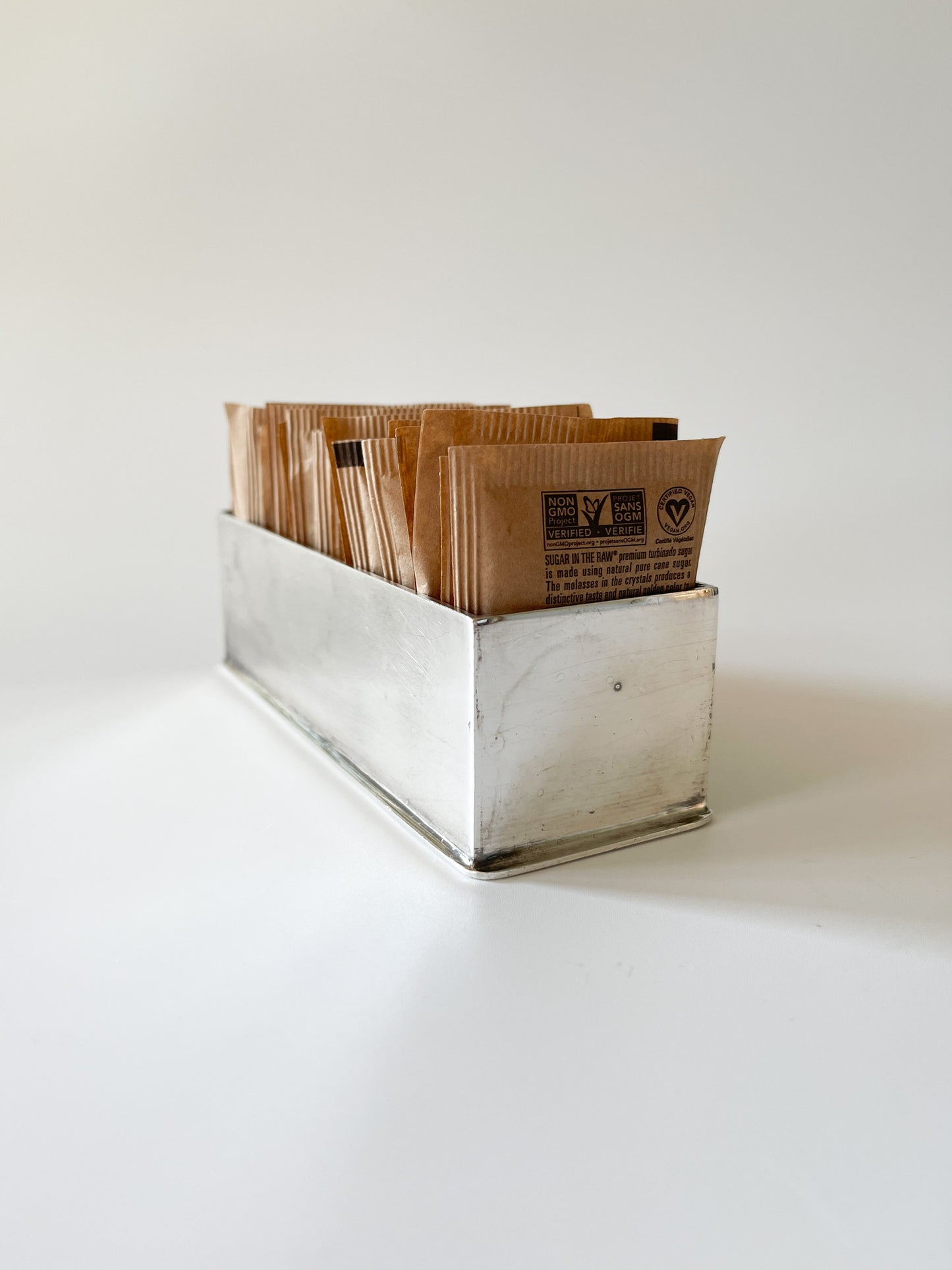 Vintage Hotelware Silver Plate Sugar Packet Holder