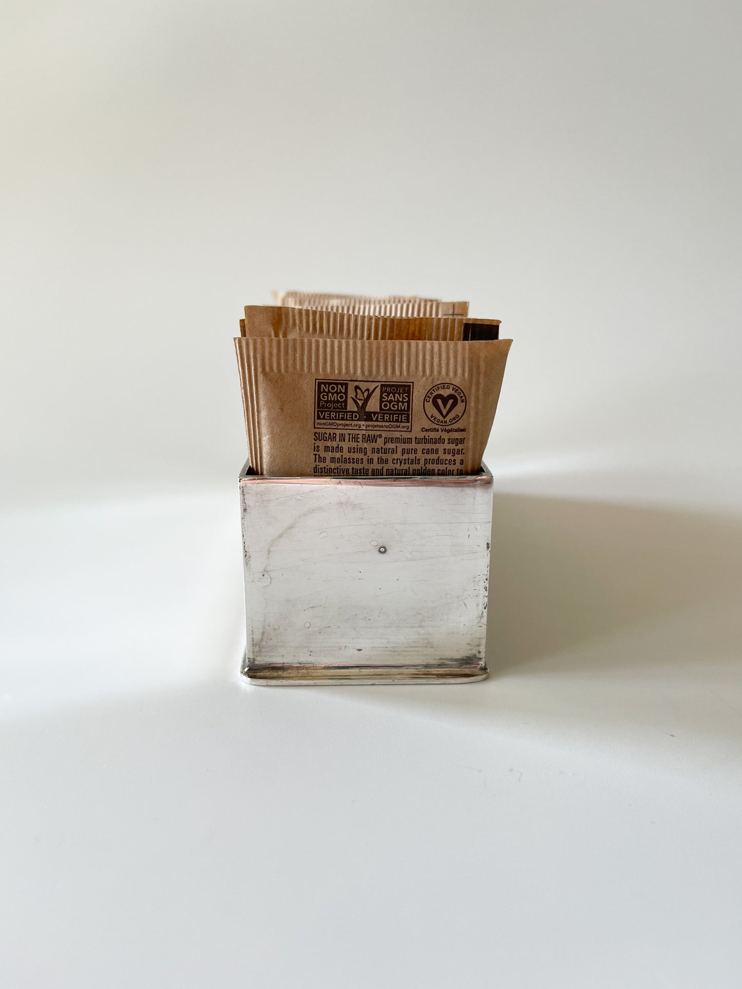 Vintage Hotelware Silver Plate Sugar Packet Holder