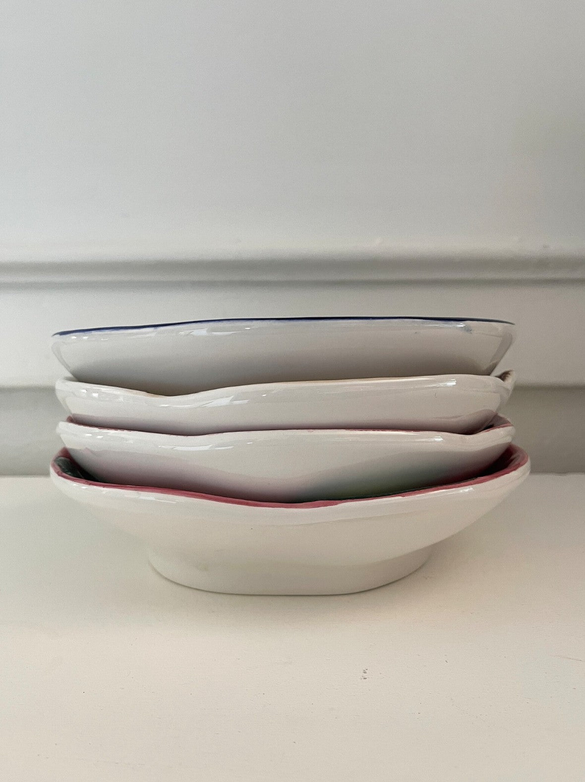 Vintage Italian Hand Painted Fruit and Vegetable Bowl Set