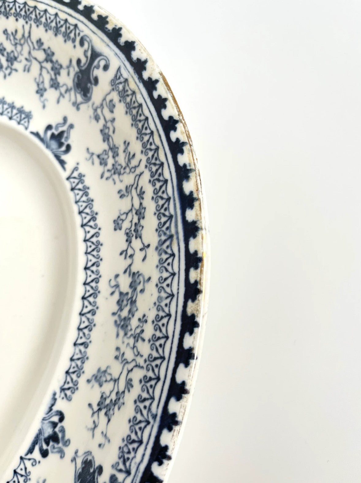 Antique John Maddock & Sons Transferware Ironstone Serving Platter