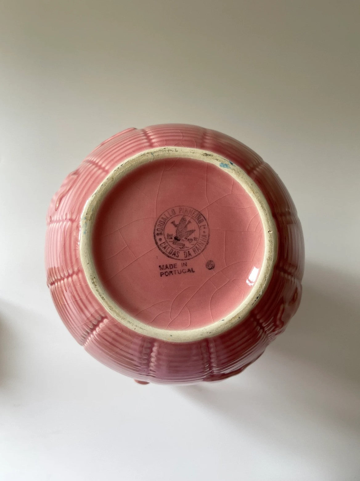 Bordallo Pinheiro Pink Floral Pitcher