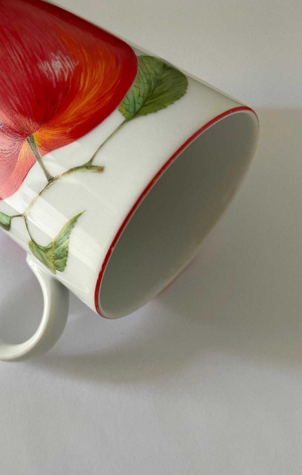 Vintage Fitz and Floyd Porcelain Apple Mugs