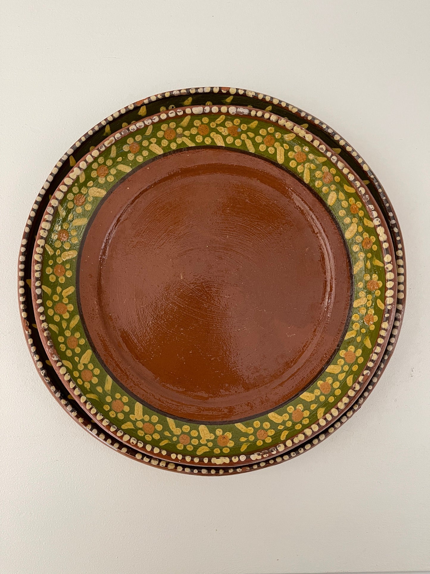 Vintage Mexican Pottery Plates