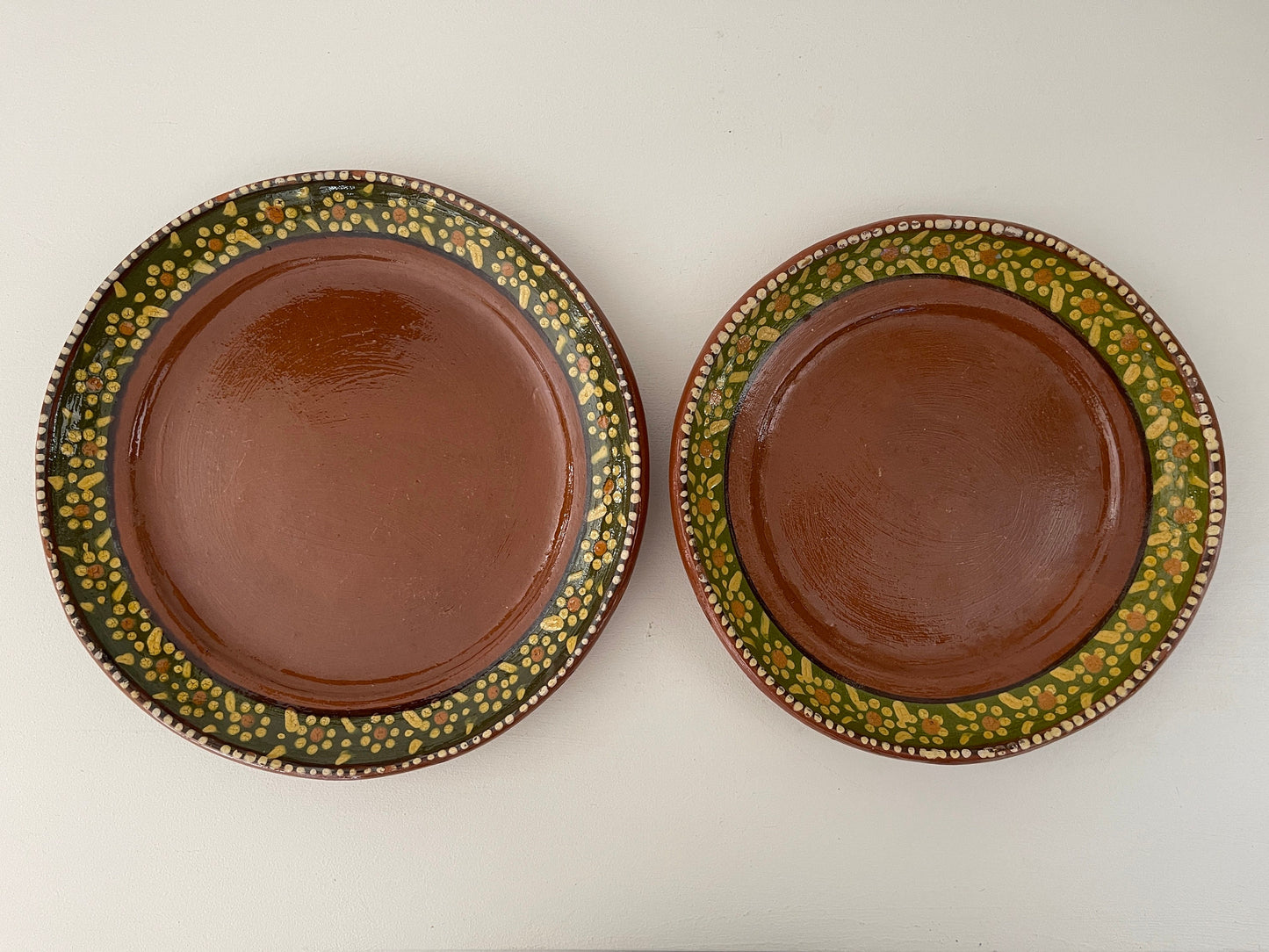 Vintage Mexican Pottery Plates