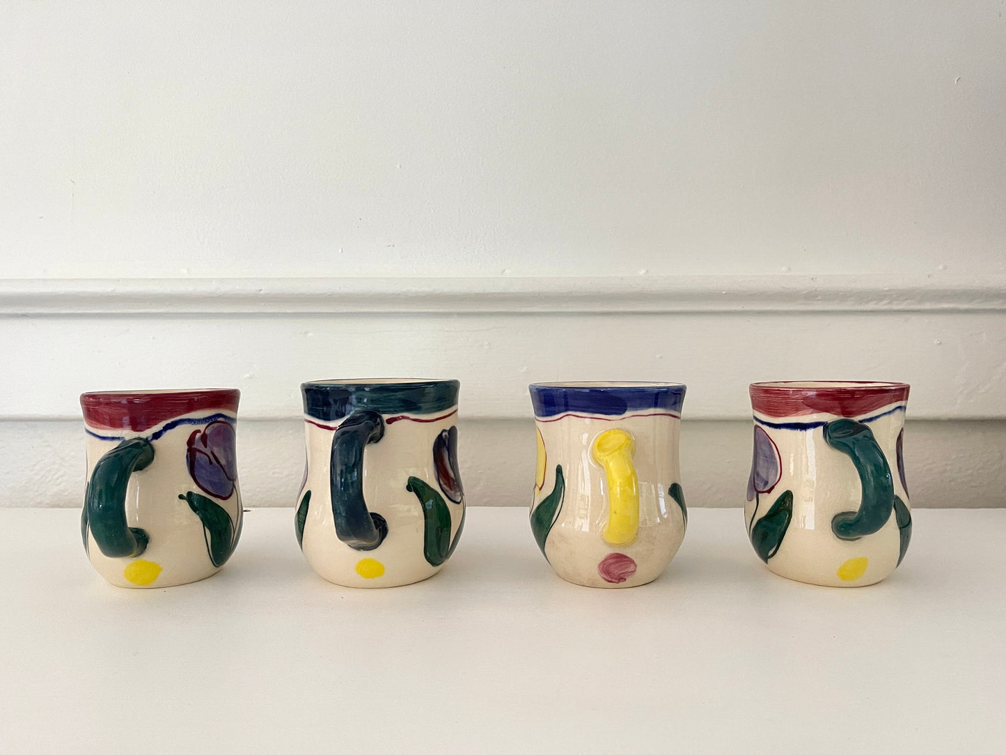 Vintage Handmade Studio Pottery Set