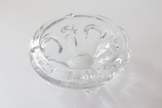 Midcentury Crystal Cigar Ashtray by Antonio or Guido Bon for Val Saint Lambert