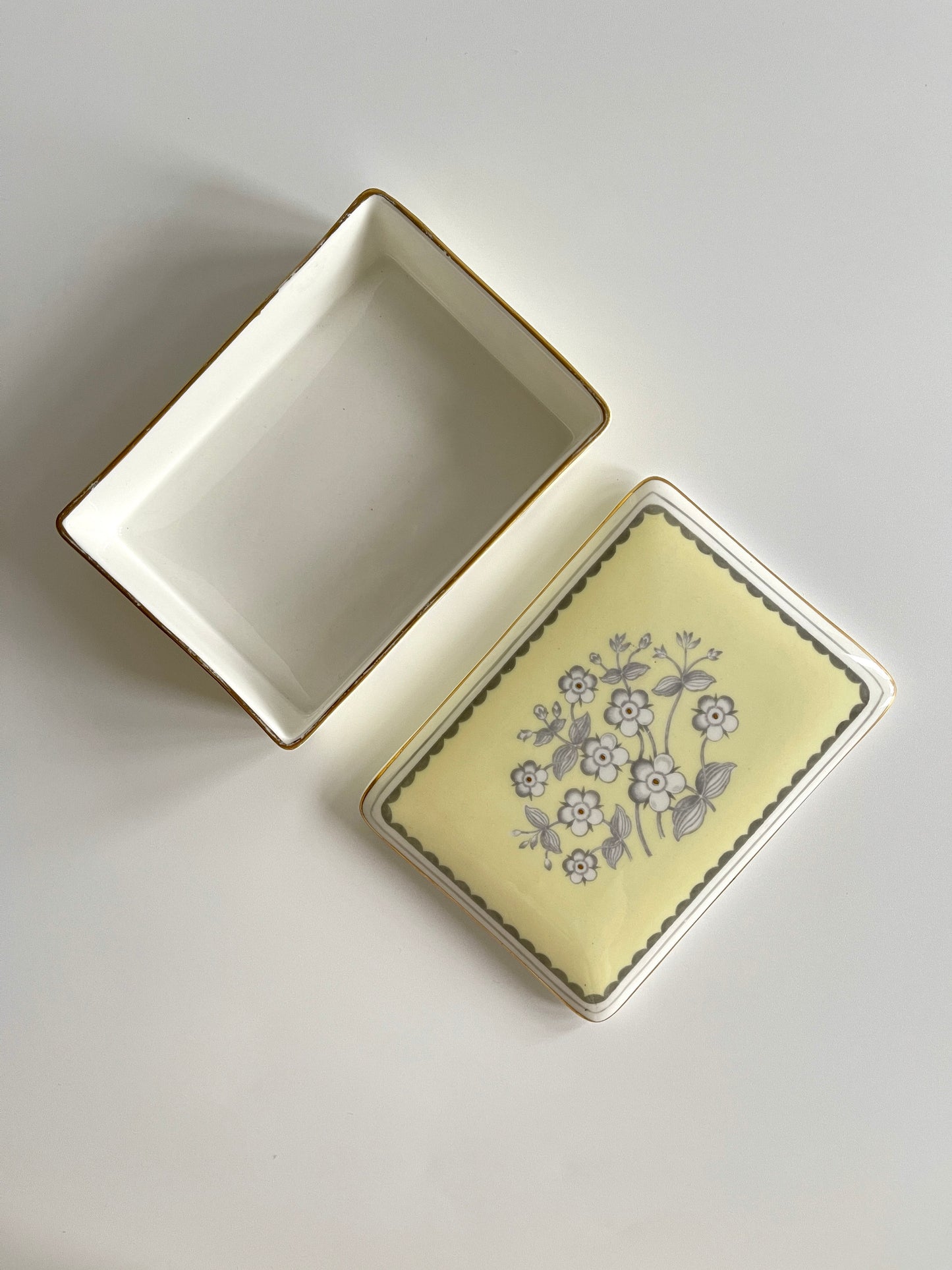 Vintage Wedgwood Cigarette Box and Ashtray Set