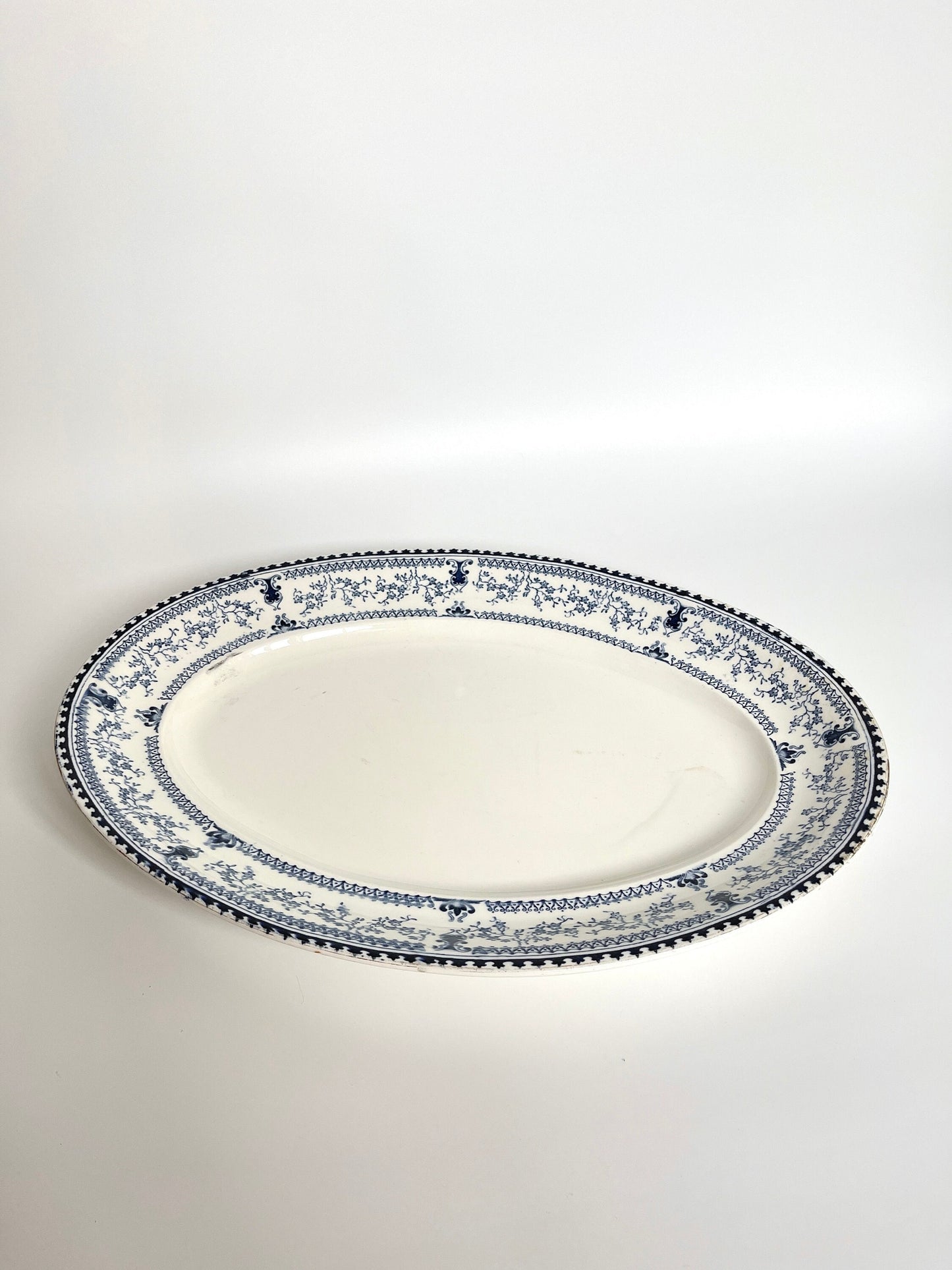 Antique John Maddock & Sons Transferware Ironstone Serving Platter