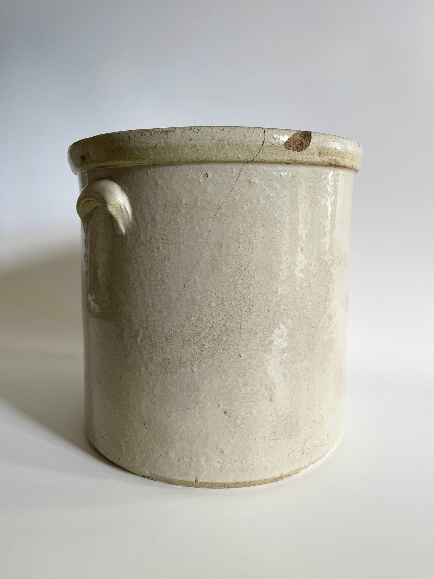 Antique 2 Gal Canadian Stoneware Crock
