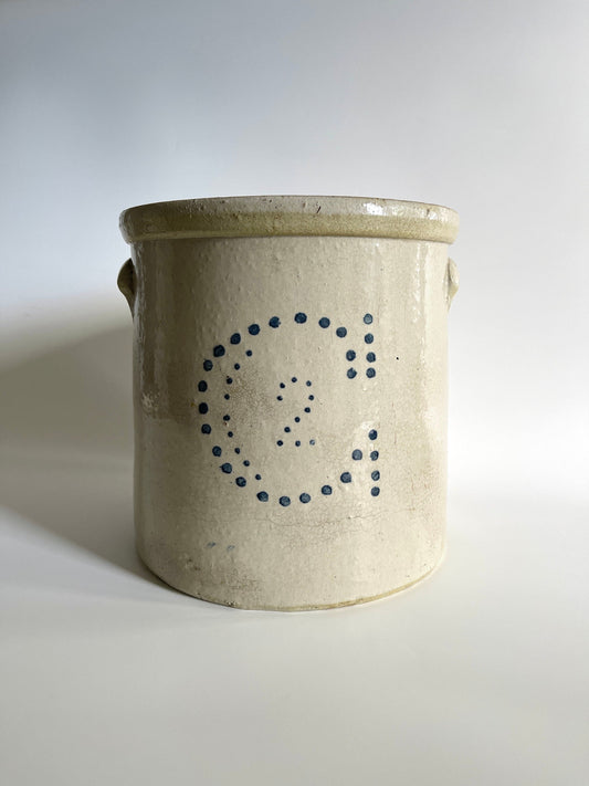 Antique 2 Gal Canadian Stoneware Crock