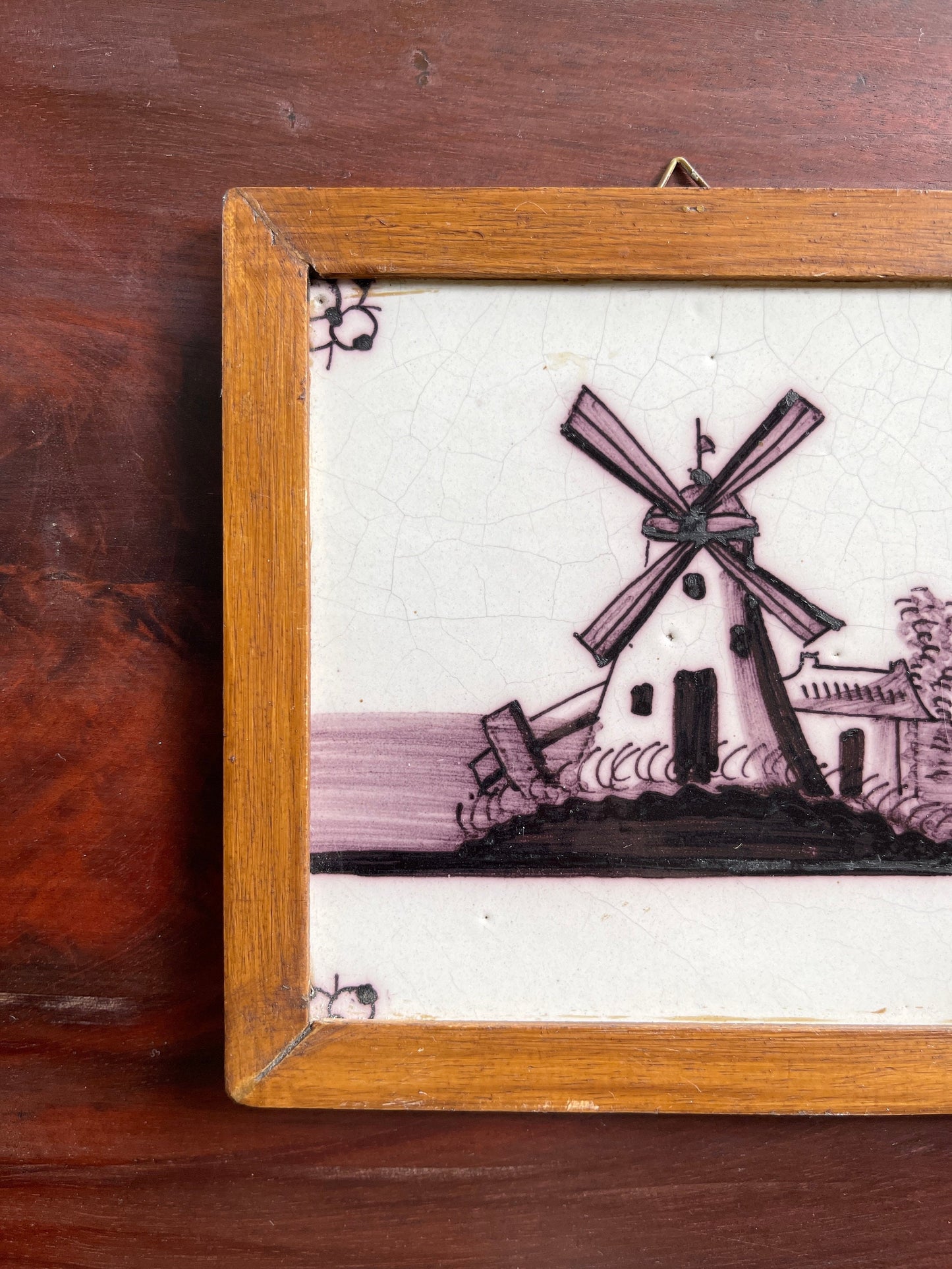 Antique Delft Manganese Tile