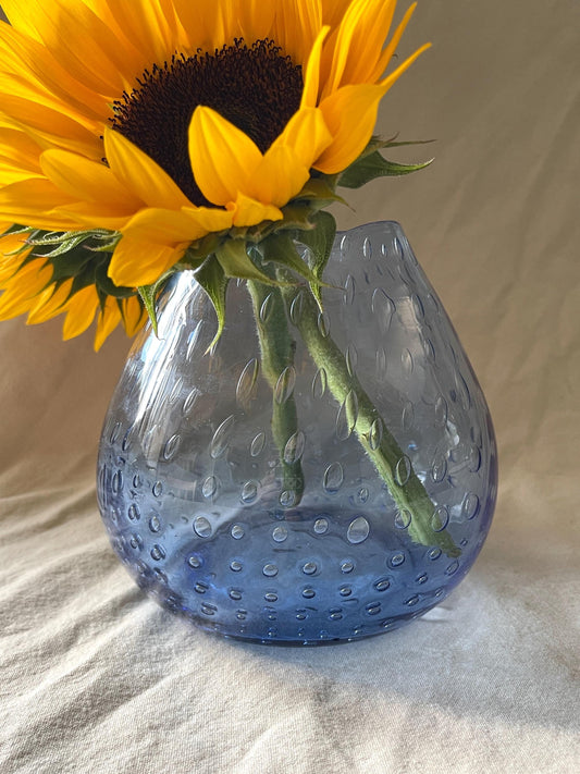Vintage Bullicante Blown Glass Vase