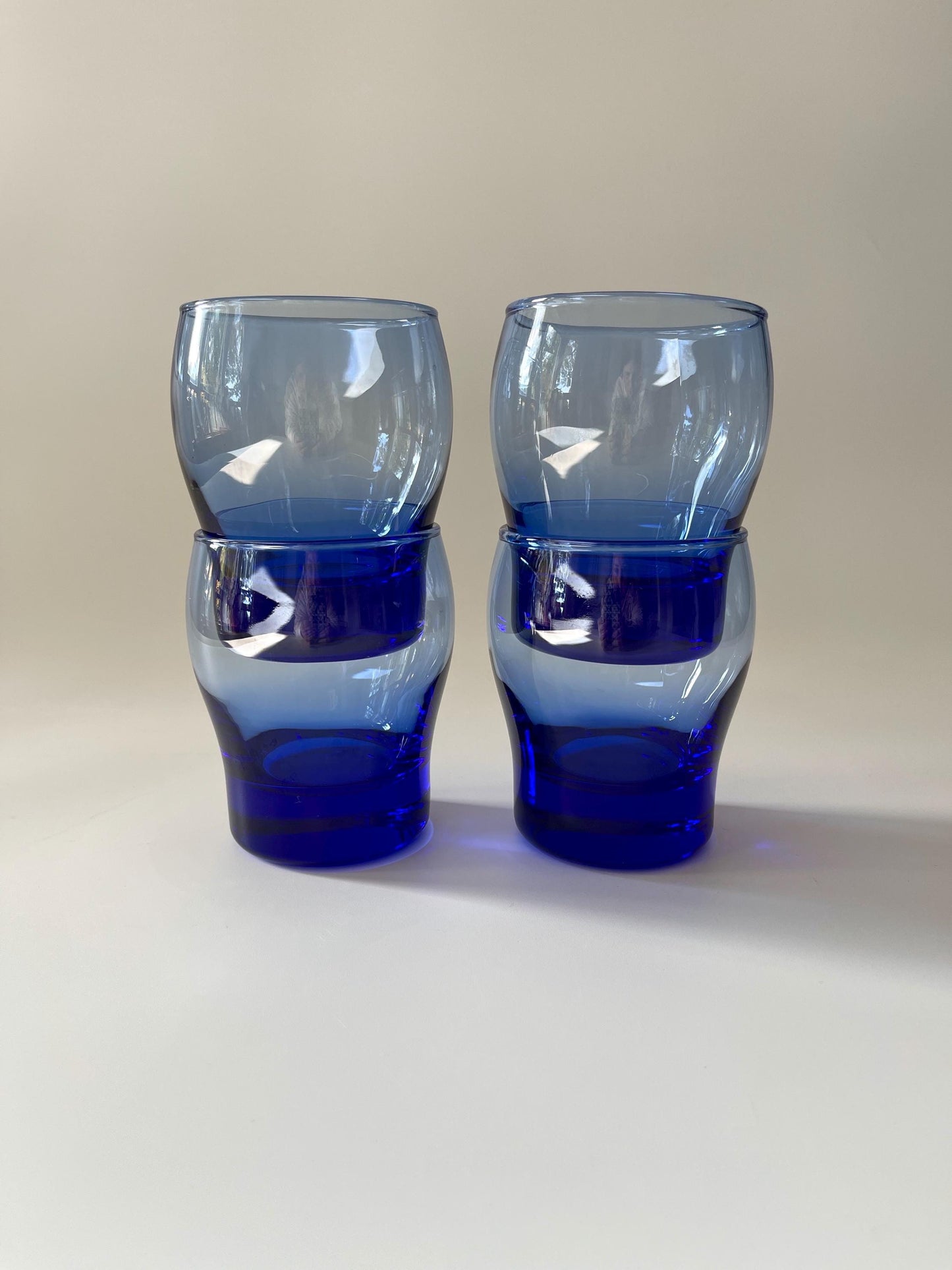 Libbey Cobalt Lowball Glasses