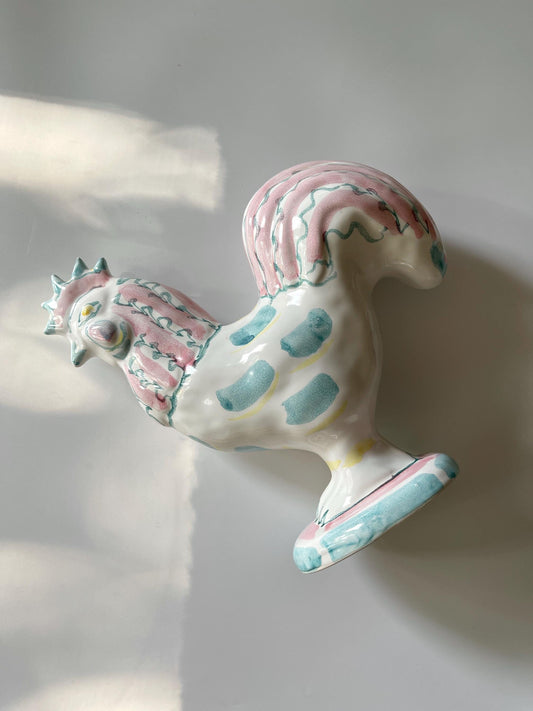 Vintage Hand Painted Ceramic Rooster