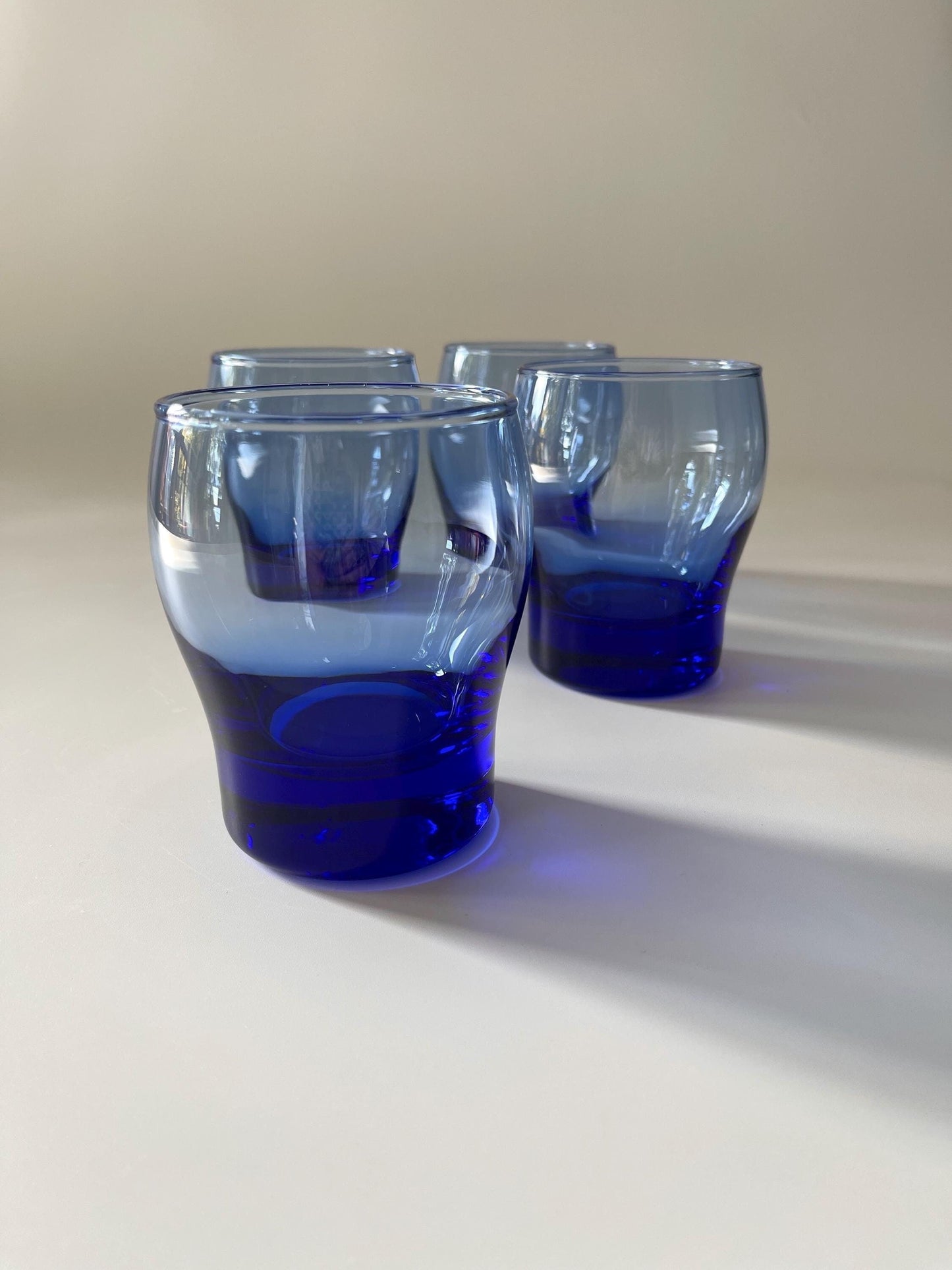 Libbey Cobalt Lowball Glasses